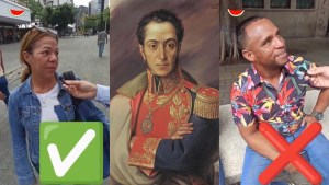 Caraqueños responden a preguntas de cultura general relacionadas a Simón Bolívar y algunos quedaron “ponchados” (VIDEO)
