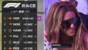 Shakira y el VIDEO que la delata cerca de Lewis Hamilton