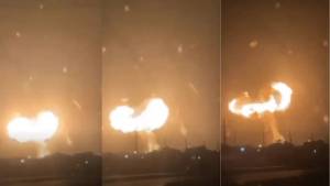 VIDEO: El impresionante incendio en una planta química de EEUU que provocó una gran evacuación