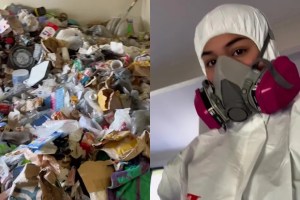 VIDEO: Limpiaron la casa de unos acumuladores en Misuri y se horrorizaron al descubrir el origen del asqueroso olor