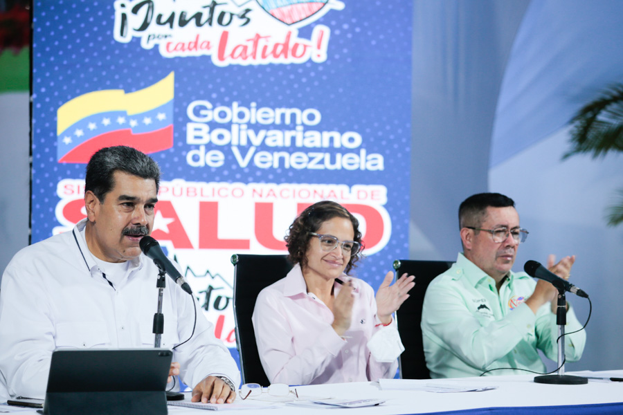 Maduro vociferó a los cuatro vientos: Nosotros queremos elecciones libres… de sanciones (VIDEO)