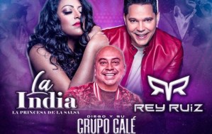 La India, Rey Ruiz y el Grupo Galé unirán su talento en “La Salsa llega a la Terraza”