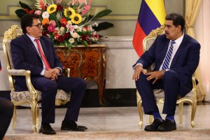 Nicolás Maduro recibió las cartas credenciales de Milton Rengifo, embajador de Colombia