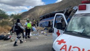 Tragedia en México: al menos 15 muertos y 21 heridos tras caída de un autobús por un barranco