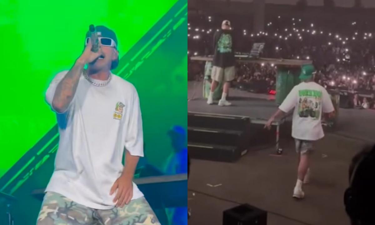 A Feid le apagaron las luces mientras cantaba “Yandel 150” en Uforia Latino Mix Live (VIDEO)