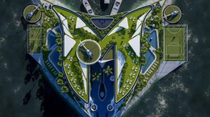 La mansión inspirada en Messi que asombra a Miami: está en una isla y tiene una forma icónica (FOTOS)