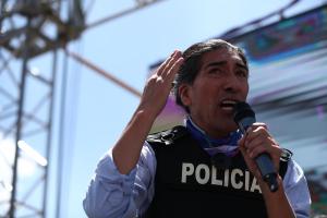 Yaku Pérez declaró que si gana las elecciones su prioridad será la seguridad en Ecuador