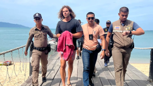 Daniel Sancho entró a prisión en Tailandia por el presunto asesinato de Edwin Arrieta