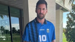 La historia detrás de la camiseta “retro” de la selección argentina con la que Lionel Messi hizo explotar las redes