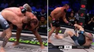 “Esa es la peor lesión que he visto”: la escalofriante fractura que sufrió un luchador de MMA a 40 segundos del inicio del combate (VIDEO)