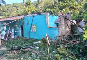 Fuertes vientos azotaron al pueblo Altamira de Cáceres en Barinas