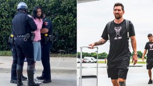 Locura por llegada de Messi a Dallas: fanático saltó valla de seguridad y terminó esposado por la policía