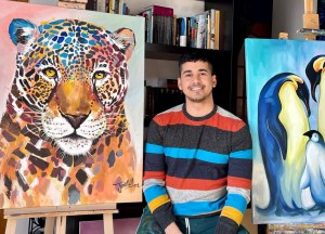 José Ángel Hill: Con pasión, talento y muchos colores, un venezolano embellece escuelas en Polonia