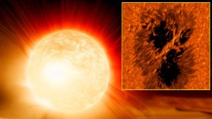 ¿Qué puede pasar? La Nasa descubre una mancha solar tan grande que se puede ver desde Marte