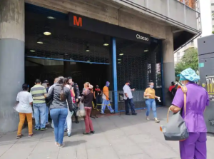 Metro de Caracas suspendió su servicio en las estaciones del municipio Chacao por falla eléctrica
