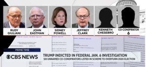 ¿Quiénes son los co-conspiradores en la acusación de Trump del #6Ene?