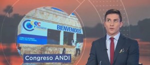 En video: la reacción de un periodista durante el temblor en Colombia mientras transmitía en vivo