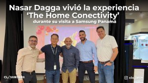 Nasar Dagga vivió la experiencia “The Home Conectivity” durante su visita a Samsung Panamá