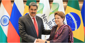 Maduro visitó sede del Banco de Desarrollo de los Brics en Shanghái: ratificó alianza con Dilma Rousseff