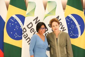¿De qué se trató la reunión que tuvo Delcy Eloína con Dilma Rousseff?