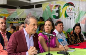 Convergencia anuncia su respaldo a la candidatura de María Corina Machado a la elección Primaria