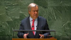 Guterres propone en la ONU nuevas instituciones mundiales basadas en equidad y solidaridad