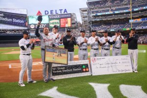 IMÁGENES: Así fue el homenaje que los Yankees de Nueva York le hicieron a Miguel Cabrera