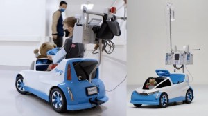Cómo es Shogo, el pequeño auto eléctrico que hace sonreír a los niños hospitalizados
