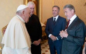 ¿Rocky en el Vaticano? De qué se trató la curiosa visita de Sylvester Stallone a el papa Francisco