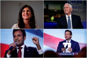 Los aspirantes republicanos luchan por disminuir la ventaja de Trump en el segundo debate