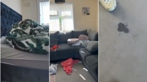 Fue a trabajar, dejó una cámara encendida y quedó aterrorizada al ver lo que sucedía en su casa (VIDEO)