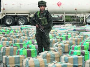 Incautan más de tres toneladas de marihuana que supuestamente pertenecían de las disidencias de las Farc en Colombia