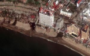 ¡Devastación! Vista aérea de la destrucción de Acapulco tras el paso del huracán Otis (VIDEO)