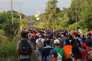 El relato de venezolanos en la caravana de migrantes en México: “La situación en Venezuela es dura”