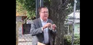 Cesar Pérez Vivas, candidato de Concertación Ciudadana ejerció su derecho al voto este #22Oct (VIDEO)