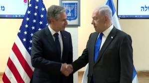 Antony Blinken se reunió con Benjamin Netanyahu en Israel: Estamos con ustedes y no nos iremos a ninguna parte