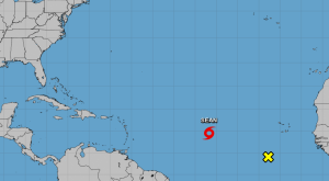 Tormenta Sean se convirtió en una depresión tropical en aguas abiertas del Atlántico
