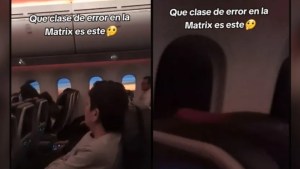 VIDEO: Viajaba en un avión y encontró “falla en la matrix”… “noche de un lado, día del otro”