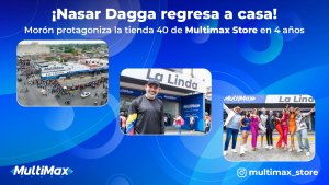 ¡Nasar Dagga regresa a casa! Morón protagoniza la tienda 40 de Multimax Store en 4 años