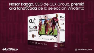 Nasar Dagga, CEO de CLX Group, premió a la fanaticada de la selección Vinotinto 