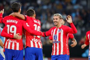 Atlético de Madrid hundió al Celta de Vigo con hat-trick de Griezmann