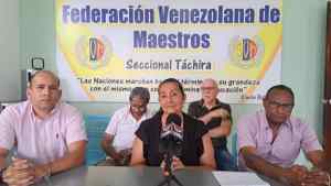 Docentes tachirenses denuncian amenazas de directores por asistir a asambleas
