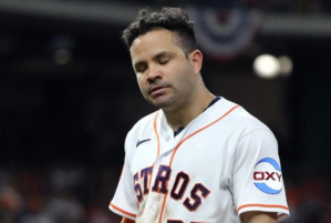 La triste reacción de José Altuve tras la eliminación de Astros y la celebración de Rangers