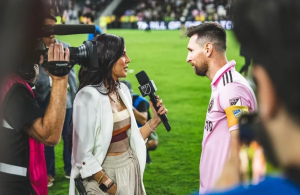 La venezolana que pasó de repartir cajas y atender un food truck a ser la entrevistadora de Messi en la MLS