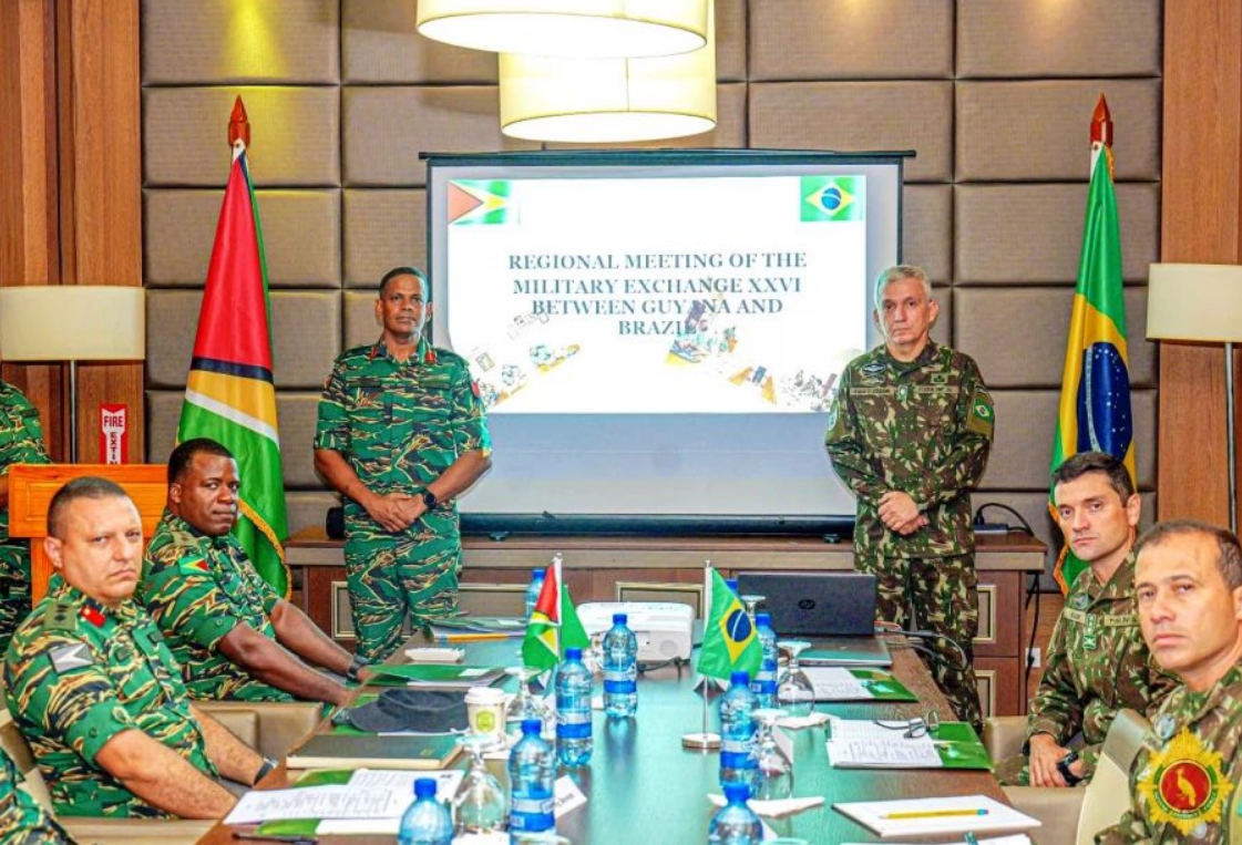 Guyana refuerza su cooperación militar con Brasil en plena disputa territorial por el Esequibo