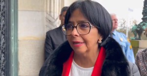 Delcy Rodríguez en La Haya acusa a Guyana de falso victimismo (Video)