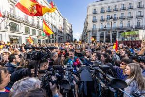EN IMÁGENES: masiva manifestación en Madrid contra la amnistía e investidura de Pedro Sánchez