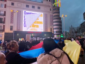 Venezolanos manifestaron en España por la liberación de los presos políticos