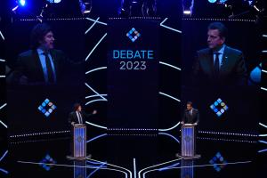 Massa y Milei protagonizaron candente debate antes de las elecciones en Argentina