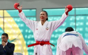 La karateca venezolana Yorgelis Salazar lidera el ranking mundial en kumite